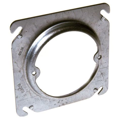 4 11 16 metal box mud rings|square to round mud ring.